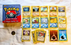 Pokemon 2 player Starter Set CD Rom complete 2000 Base Set 2 - Image 1