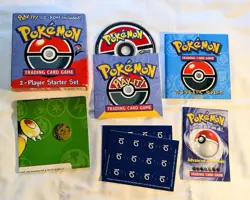 Pokemon 2 player Starter Set CD Rom complete 2000 Base Set 2 - Image 2