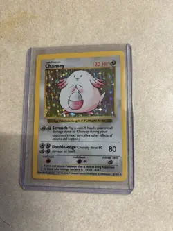 Pokemon Chansey Base Set Shadowless Holo Rare 003/102 120 HP The Pokemon Company - Image 1