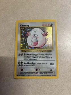 Pokemon Chansey Base Set Shadowless Holo Rare 003/102 120 HP The Pokemon Company - Image 3