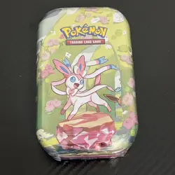 Pokemon Prismatic Evolutions Mini Tin - Sylveon Art (New & Sealed) - Image 1