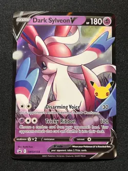 Pokemon TCG Dark Sylveon V SWSH134 Sword & Shield Black Star Promo NM/M - Image 1
