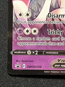 Pokemon TCG Dark Sylveon V SWSH134 Sword & Shield Black Star Promo NM/M - Image 2