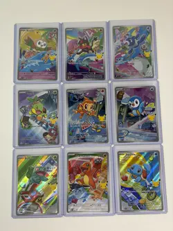 Pokemon 2026 First Partner Illustration Collection Series 1 Promos Complete Set - Image 1