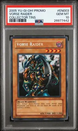 Vorse Raider CT2-EN003 - PSA 10 GEM MINT - Yugioh - Secret Rare - Image 1