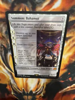Summon: Bahamut Final Fantasy Magic the Gathering Mythic Rare Card - Image 4