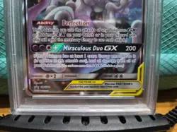 Mewtwo & Mew GX SM191 - PSA 9 - Graded Pokemon Card - Image 3