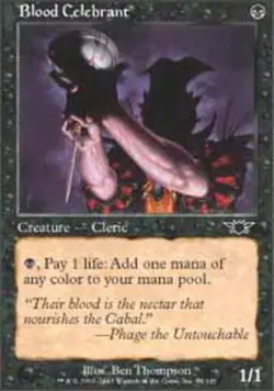 MTG magic cards 1x Blood Celebrant - Foil Legions NM-Mint, English - Image 1