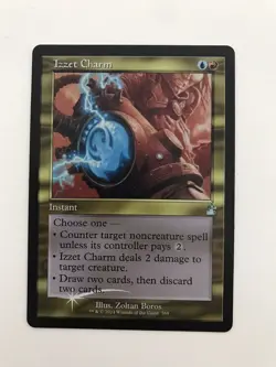 Izzet Charm Foil Retro Frame MTG Magic the Gathering Card NM Near Mint RVR - Image 1