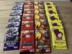 Bandai One Piece Card Custom Booster Box! OP07 OP10 OP13 and PRB02- 6 Pack Each - Image 2