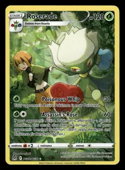 Roserade TG02/TG30 Trainer Gallery Lost Origin Pokemon Card - Image 1