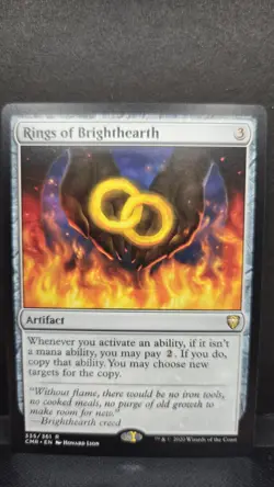 Rings of Brighthearth CMR NM MTG Rare - Image 1