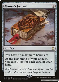 Venser's Journal [C16 - 279] - MP [Normal] TCG MTG - Image 1