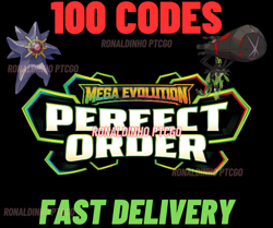 100x Perfect Order Codes Booster Pokemon TCG LIVE - PTCGL - SENT FAST - Image 1