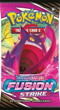 1x Pokemon TCG Fusion Strike Booster Pack Factory Sealed English - Image 2