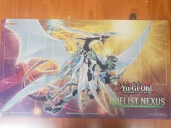 Yu-Gi-Oh! Duelist Nexus Sneak Peek Playmat Cosmic Quasar Dragon UNUSED - Image 1