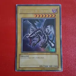 Yugioh Red-Eyes B. Dragon LOB-E056 1st Edition - Image 1