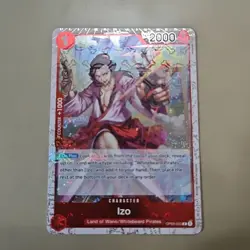 One Piece Izo (OP03-003/294) OP03 Pillars of Strength Jolly Roger Holo TCG NM - Image 1