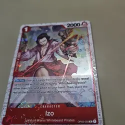 One Piece Izo (OP03-003/294) OP03 Pillars of Strength Jolly Roger Holo TCG NM - Image 2