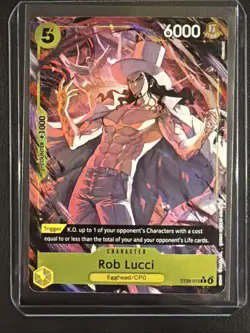 One Piece TCG Rob Lucci ST29-013 Full Art Starter Deck 29 Egghead - Image 1