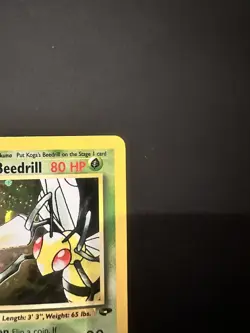 Pokemon TCG Koga's Beedrill Gym Challenge Holo Rare Card 9/132 NM - Image 2