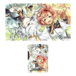 Gundam Card Game Playmat & Card Set with Sletta & Miorine Promo Card PSL - Image 2