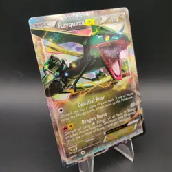 Rayquaza EX 85/124 Dragons Exalted Holo Ultra Rare Pokemon TCG Card Light Play - Image 2