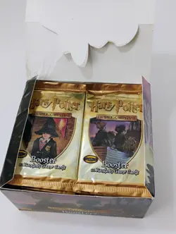 Harry Potter Trading Card Game Base Set Booster Box 2001 WotC OPEN BOX - Image 3
