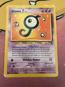 Pokemon Unown [J] 38/53 Wotc Promo Regular 40 HP Hidden Power Card - Image 1