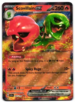 Scovillain ex 037/191 - Surging Sparks Double Rare Pokemon TCG - NM Card - Image 1