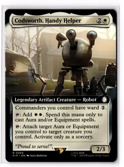 Codsworth, Handy Helper (Extended Art) 366 Universes Beyond: Fallout Normal NM - Image 1