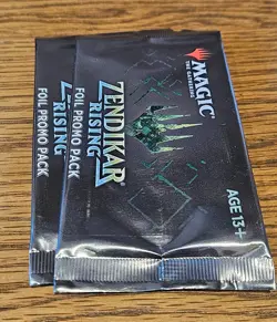 MTG Zendikar Rising Foil Promo Pack New Sealed x 2 - Image 1