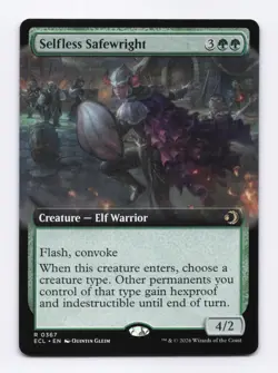 Selfless Safewright (Extended Art) 0367 (R) MTG Lorwyn Eclipsed (ECL) - Image 1