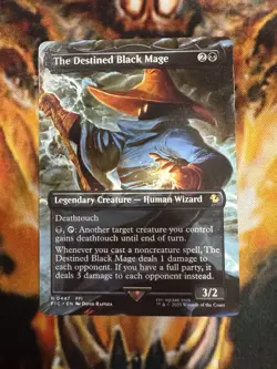 The Destined Black Mage (Borderless) Commander: Final Fantasy - Image 1