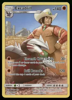 Excadrill 246/236 Cosmic Eclipse CEC Secret Rare Pokemon LP - Image 1