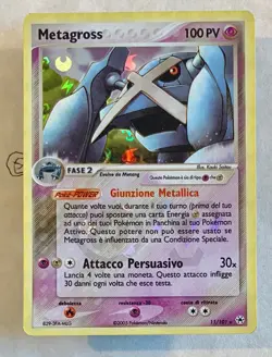 Pokemon Metagross 11/101 Rara Holo Ex Leggende Nascoste Ita - Image 1
