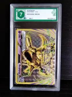 Pokemon Trading Card GRAAD PSA 7 NIDOKING BREAK TURBO EVOLUTIONS 2016 ITA + GIFT - Image 1