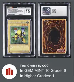 Yu-Gi-Oh! Beta The Magnet Warrior Duelist of the Roses Promo DOR-002 CGC 10 - Image 3