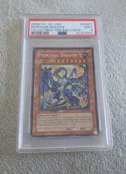 Yu-Gi-Oh: Montage Dragon Collectible Tins Exclusive CT5-ENS01 PSA 9 - Image 1