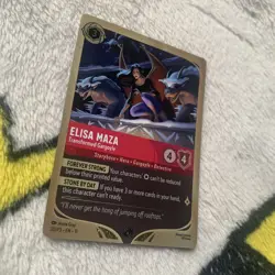 Disney Lorcana - Winterspell- Elisa Maza Transformed Gargoyle - 30/P3 Promo - Image 2