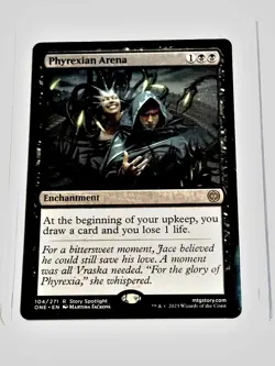 MTG Phyrexian Arena Near Mint Normal Promo Pack: Phyrexia: All Will Be One - Image 1