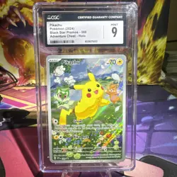 Pikachu 088 Sv: Scarlet & Violet Promo Cards Holo CGC 9 MINT - Image 1