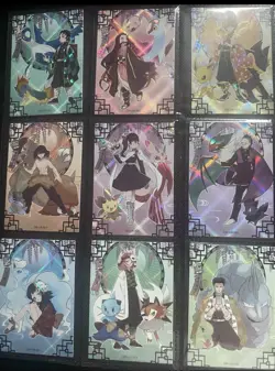 Demon Slayer Collectible Character Cards Tanjiro Kamado Nezuko 5 x Sealed Packs - Image 4