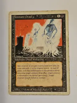 Animate Dead Revised Edition Magic the Gathering Uncommon - Image 1