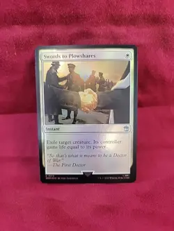 MTG Universes Beyond: Doctor Who Swords to Plowshares Foil 0212 NM - Image 1