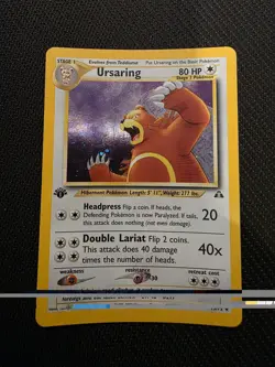 Ursaring 15/75 1st Edition Holo Pokemon TCG Neo Discovery Set - Image 1