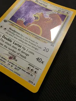 Ursaring 15/75 1st Edition Holo Pokemon TCG Neo Discovery Set - Image 5