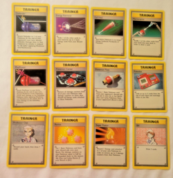 VTG 1999 Pokemon Base Set 15 Lot ALL C/U Trainers Full Heal Revive Potion LP/NM! - Image 1