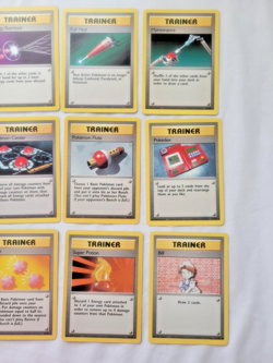 VTG 1999 Pokemon Base Set 15 Lot ALL C/U Trainers Full Heal Revive Potion LP/NM! - Image 3