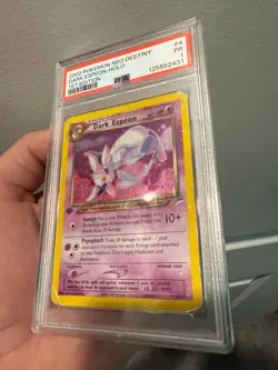 PSA 1 (Pop 11!) Dark Espeon 1st Edition HOLO 4/105 Pokemon TCG Neo Destiny 2002 - Image 4